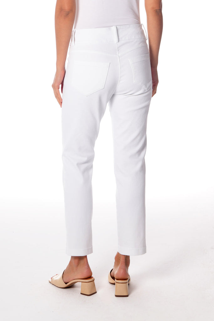 CROP STRAIGHT LEG CARGO PANT (WHITE) - BRENDA BEDDOME