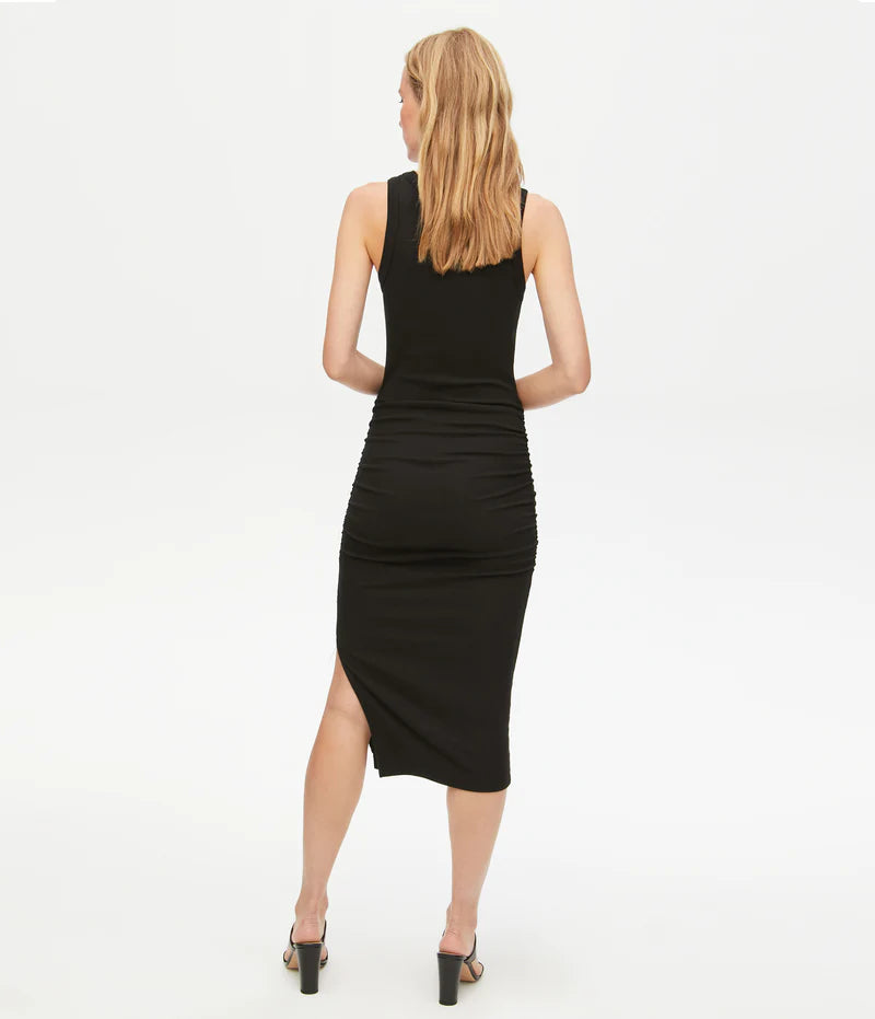 Michael stars ruched best sale midi dress