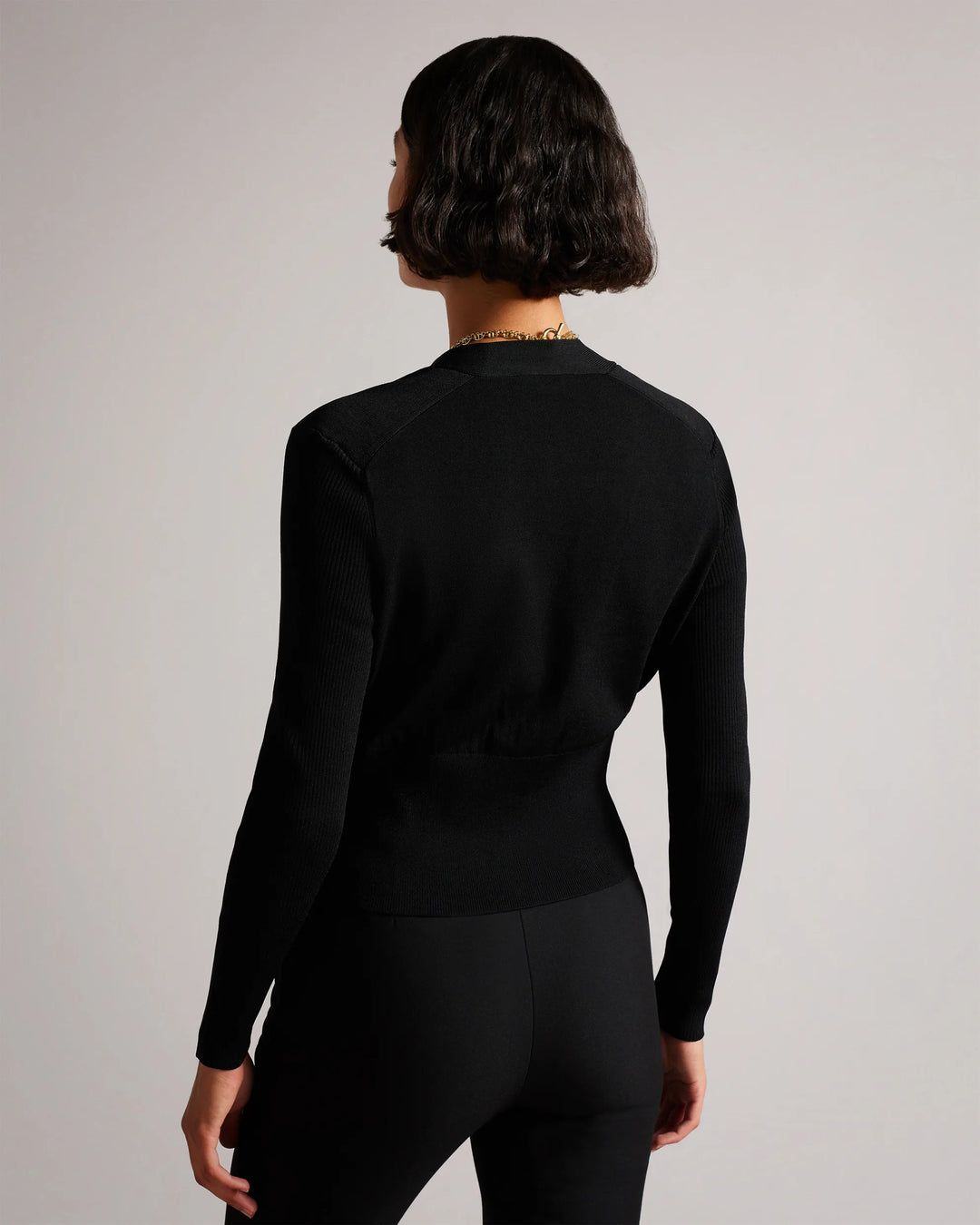 JOANNEI SHEER DETAIL CARDIGAN - TED BAKER