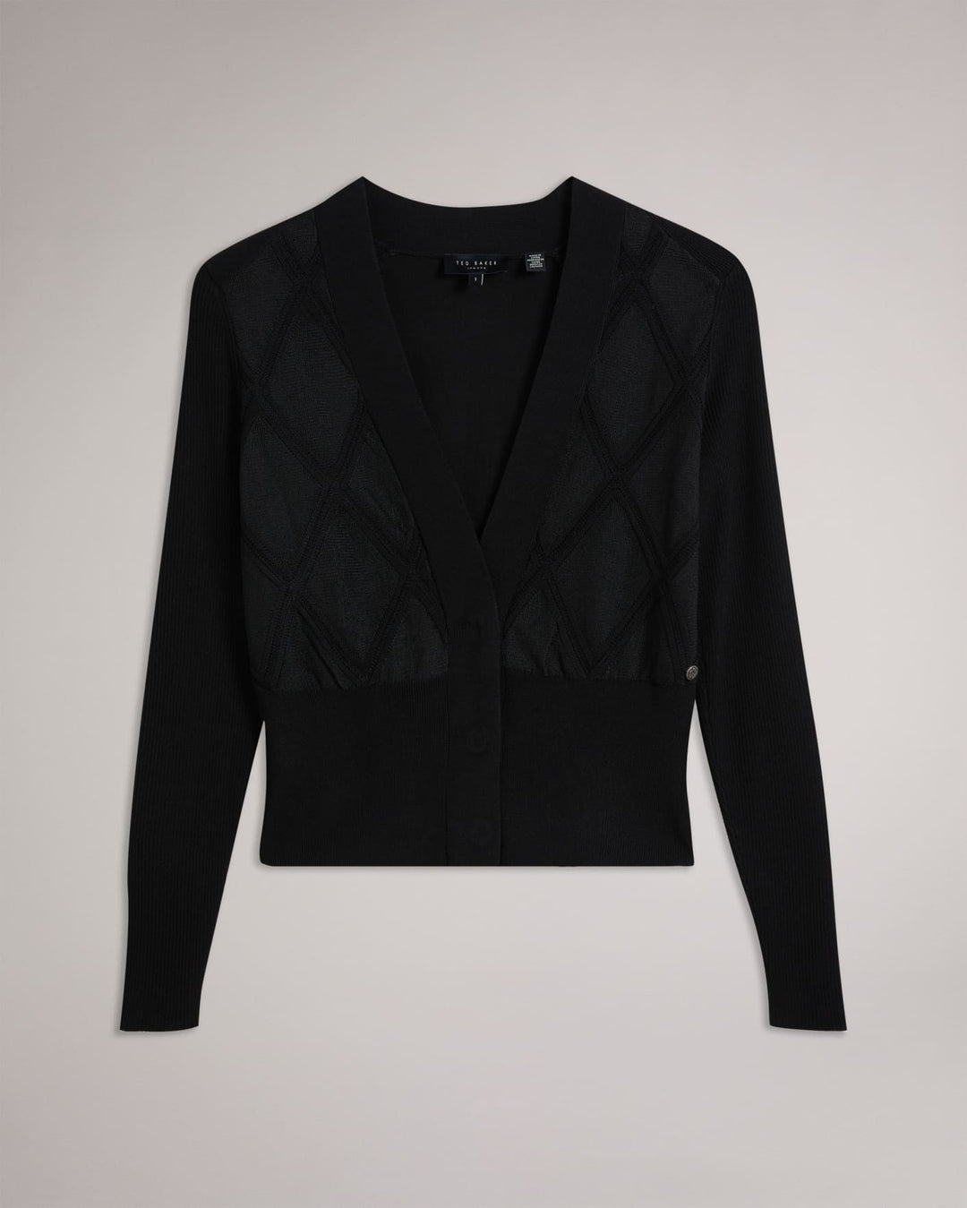 JOANNEI SHEER DETAIL CARDIGAN - TED BAKER