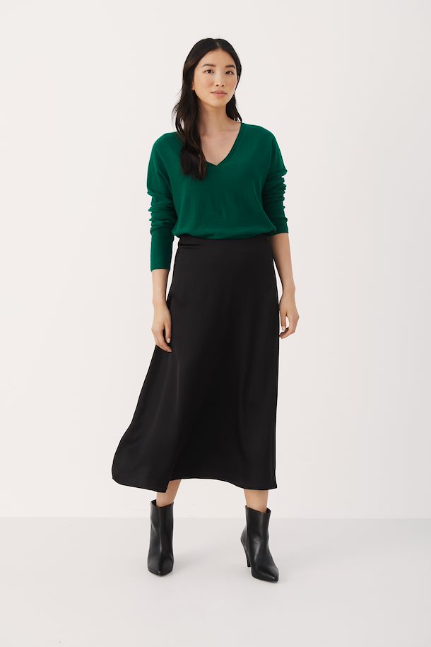 LILYANN SLIP SKIRT (BLACK) - PART TWO
