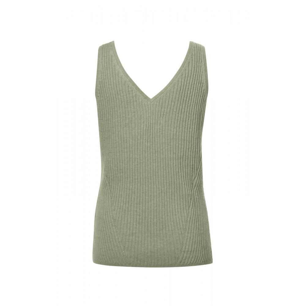 RIB STITCH TANK TOP - YAYA