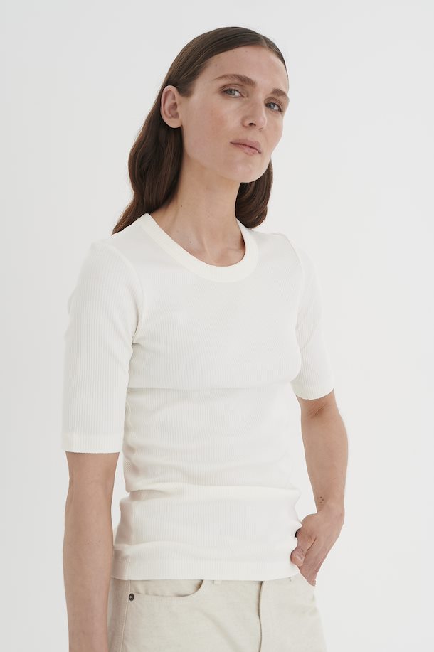 DAGNAL T-SHIRT (WHISPER WHITE) - INWEAR
