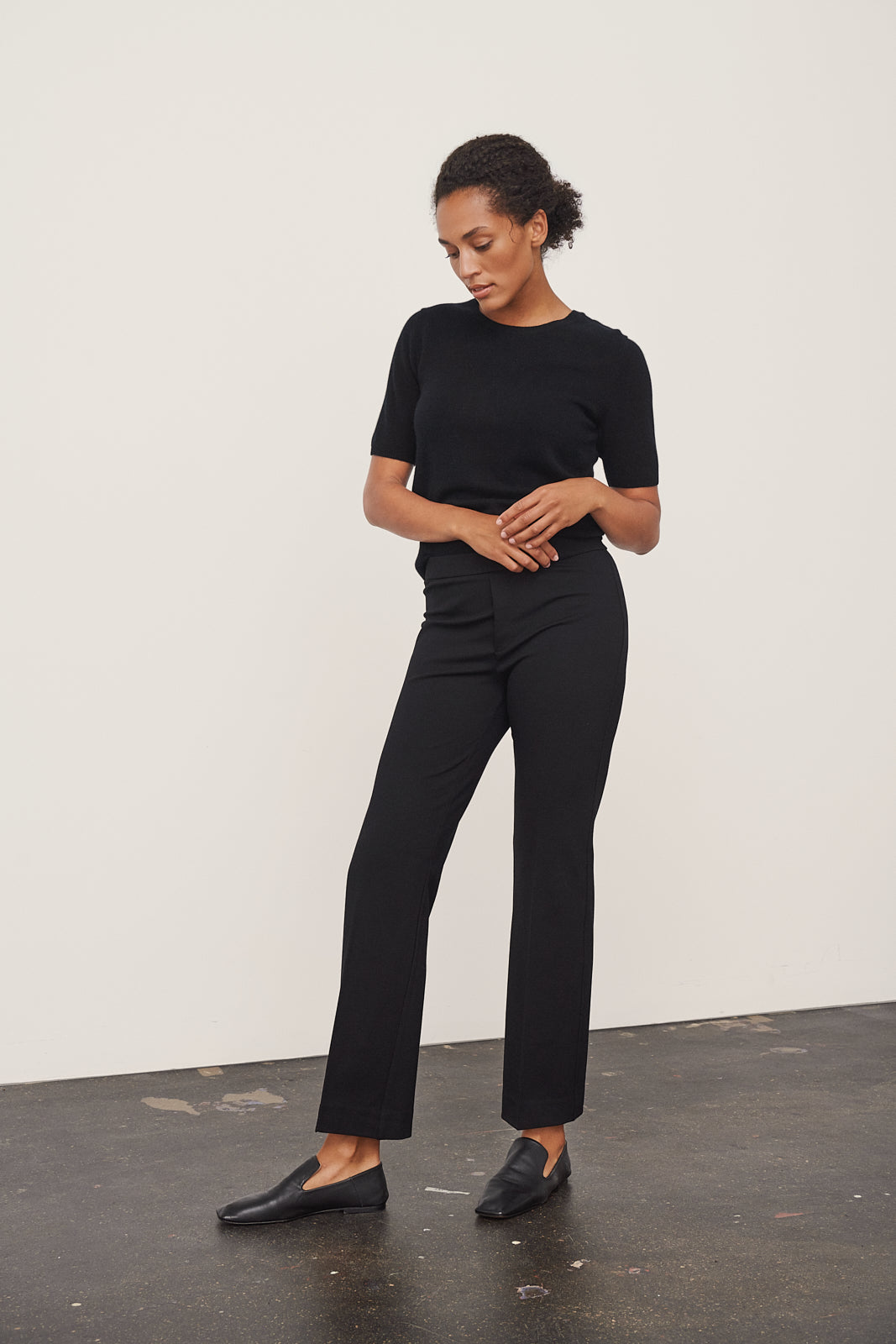 PONTA CLASSIC PULL ON PANT (BLACK) - PART TWO