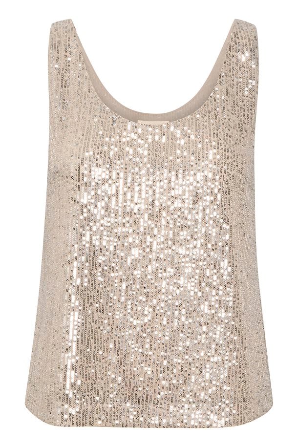 TAMANA SEQUIN TANK (SILVER) - PART TWO