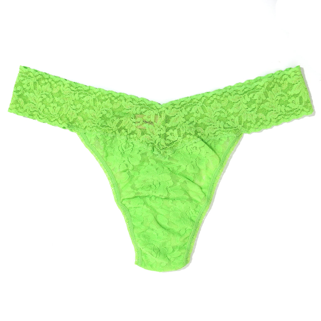 LOW RISE THONG (LUSH GREEN) - HANKY PANKY