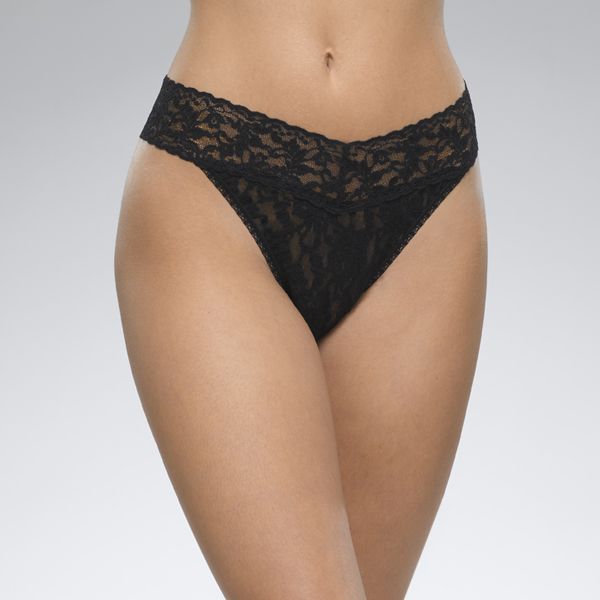 ORIGINAL RISE THONG (BLACK) - HANKY PANKY