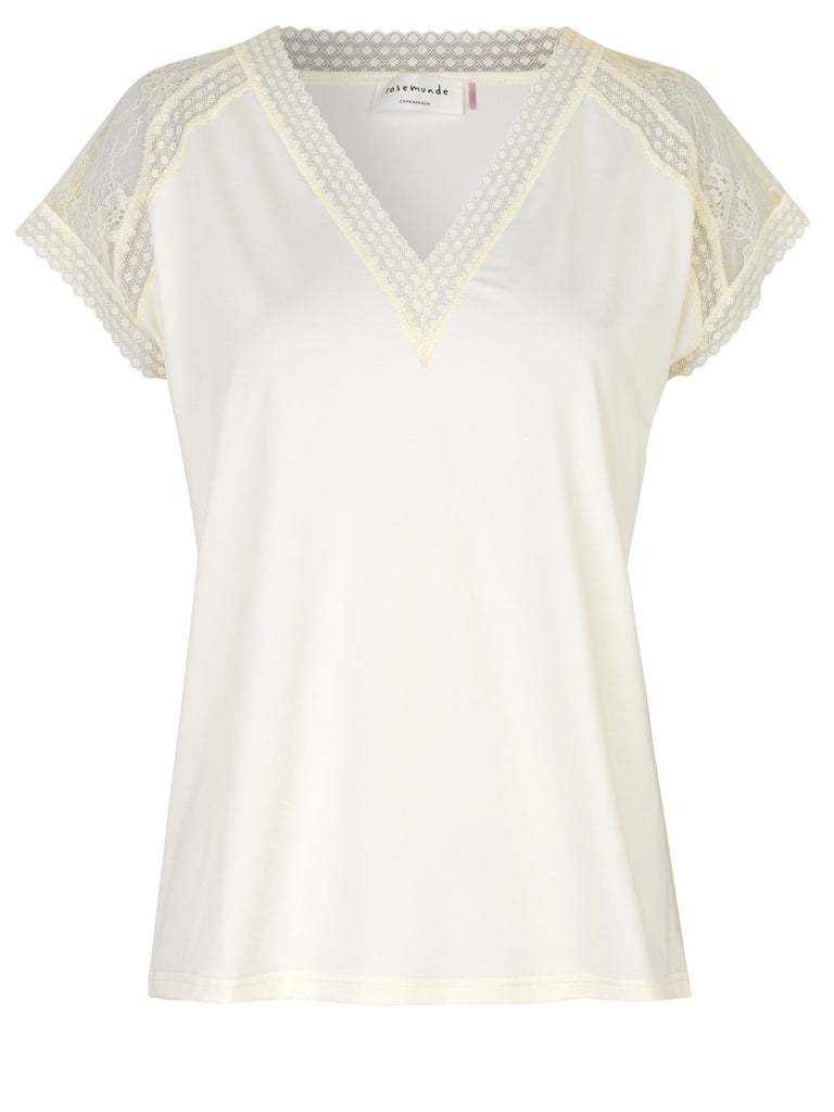 BRIOCHE T-SHIRT (IVORY)  - ROSEMUNDE