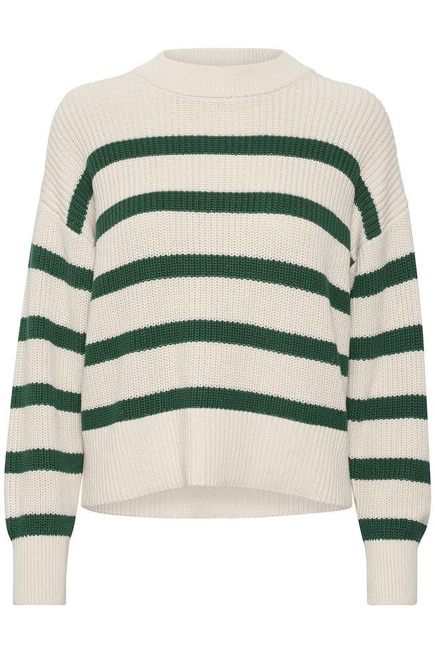 RETA PULLOVER (EVERGREEN STRIPE) - PART TWO