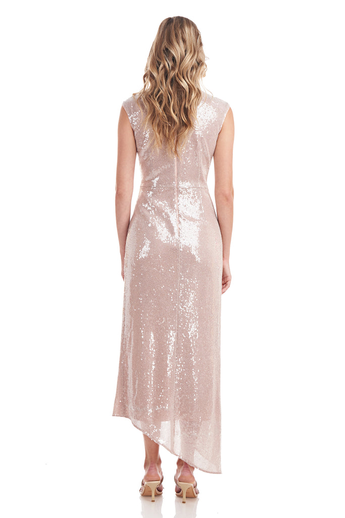 CARLA SHIRRED SEQUIN (BLUSH) - KAY UNGER