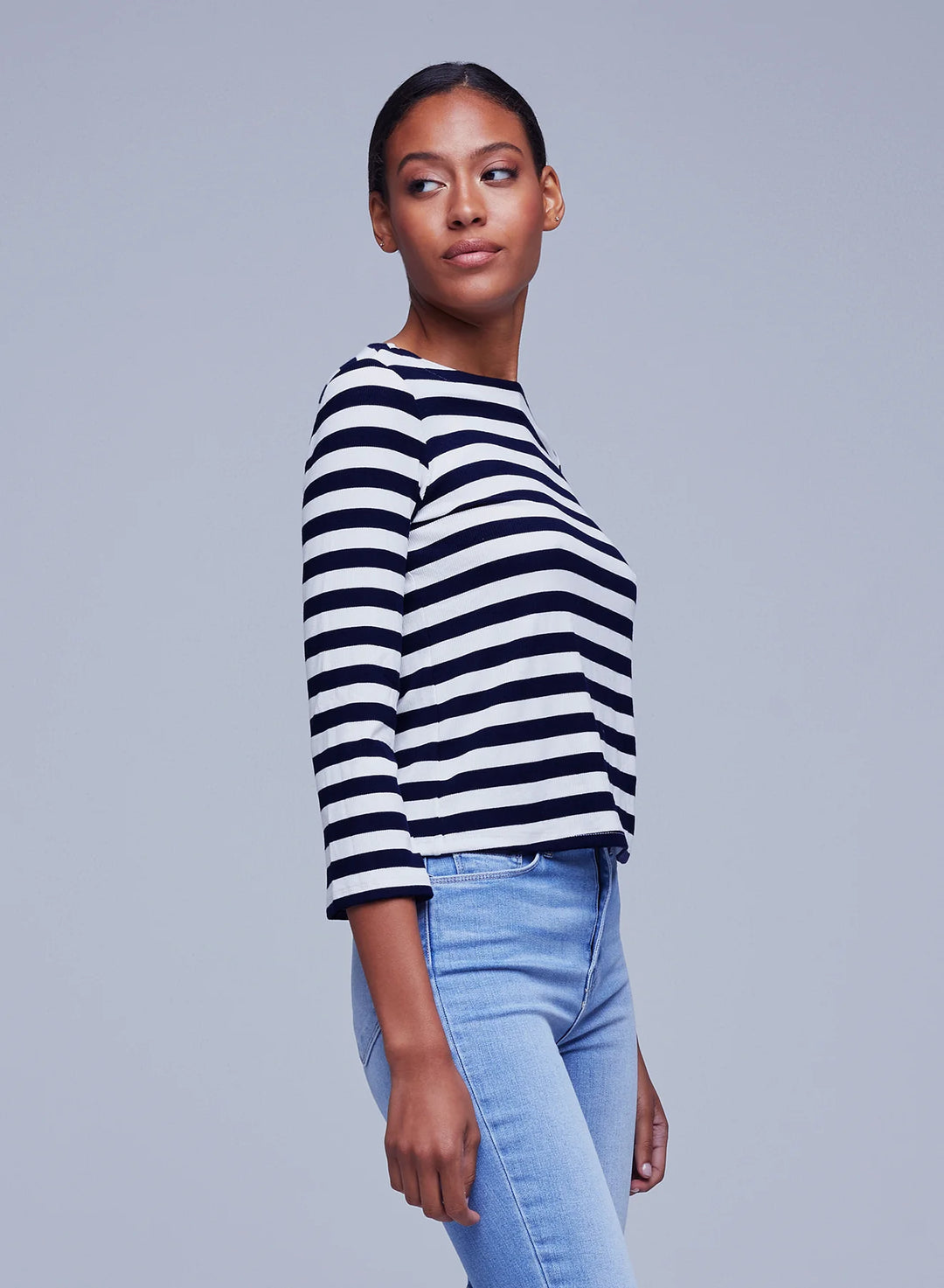 LUCILLE STRIPED TOP - L'AGENCE