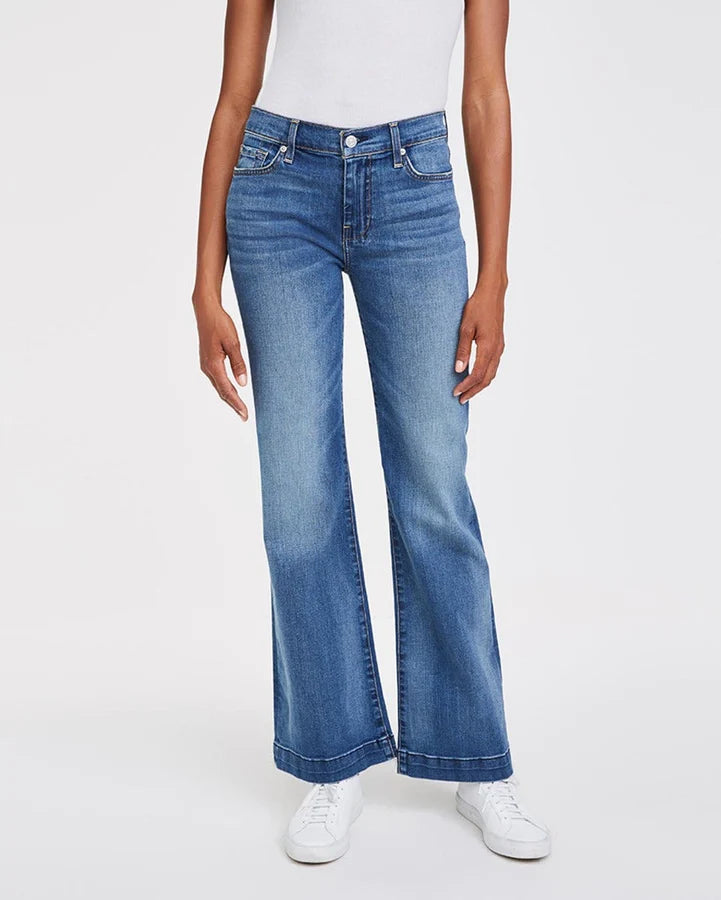 TAILORLESS DOJO JEAN (DISTRESSED AUTHENTIC LIGHT) - 7 FOR ALL MANKIND