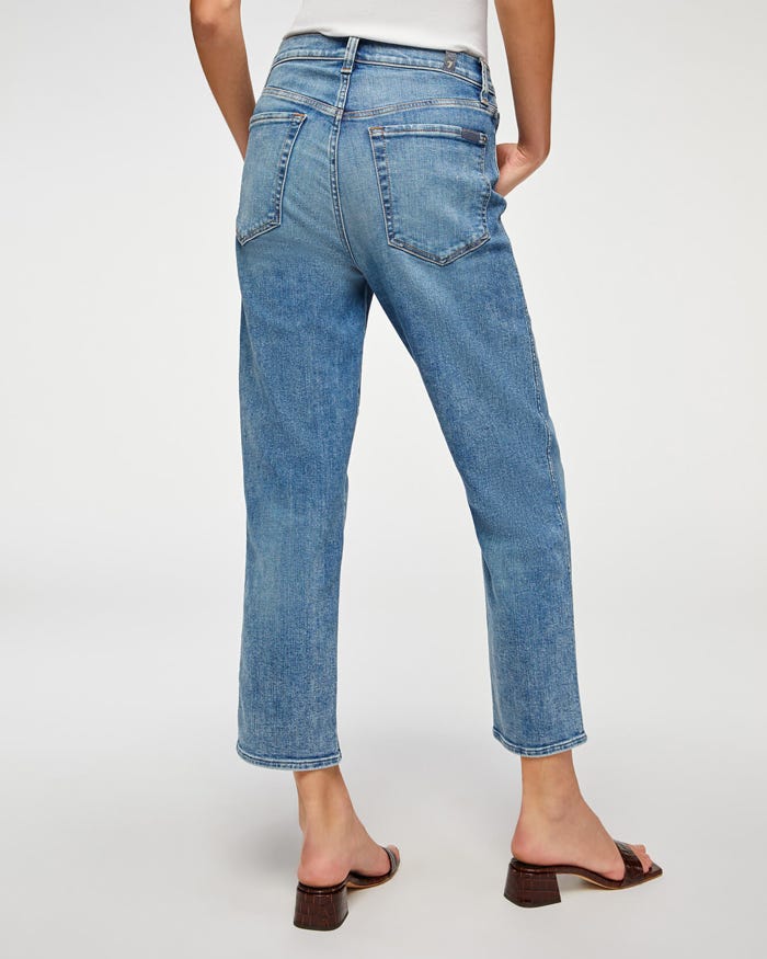 LUXE VINTAGE HIGH WAIST CROPPED STRAIGHT (SLOANE VINTAGE) - 7 FOR ALL MANKIND