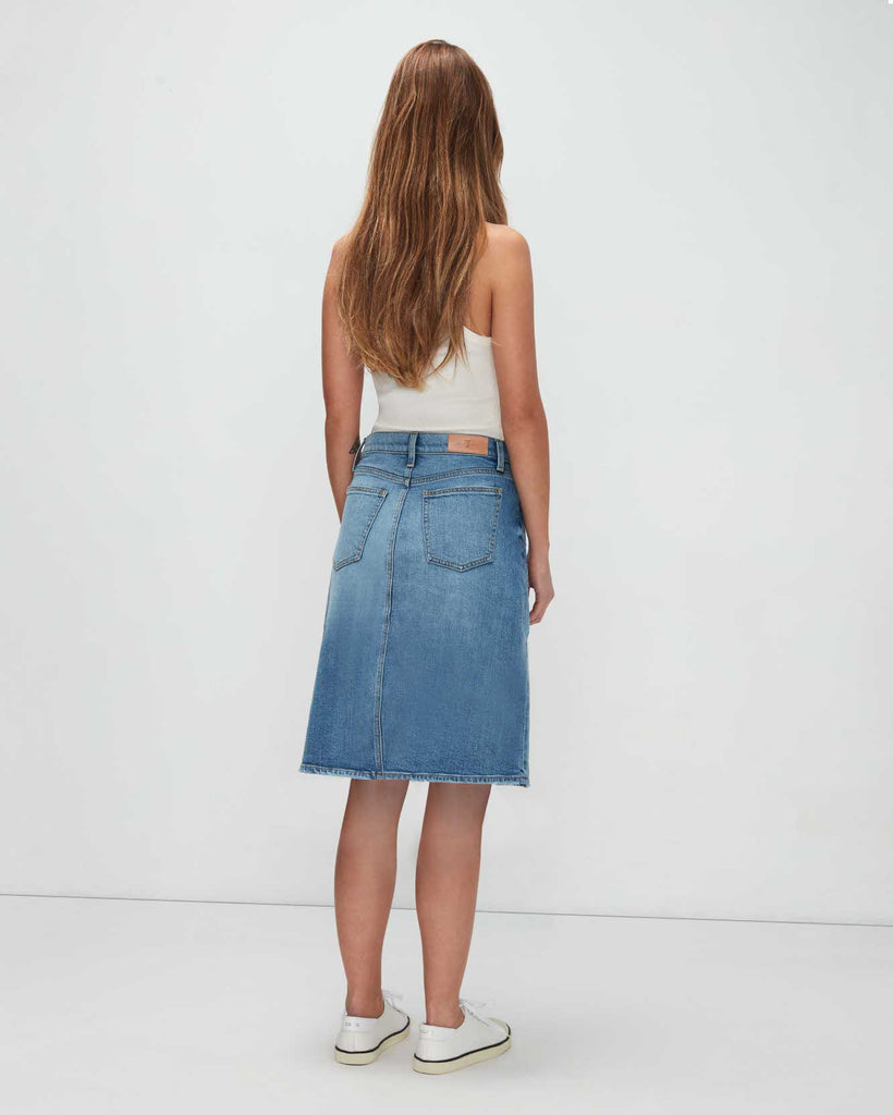EASY MIDI SKIRT - 7 FOR ALL MANKIND