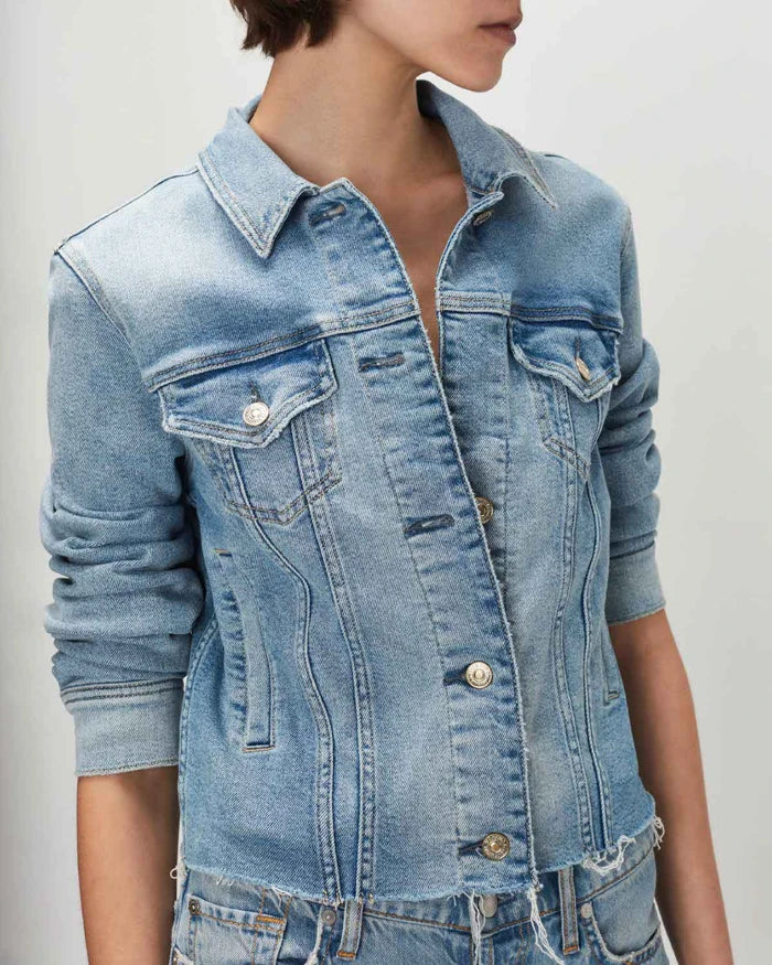 LUXE VINTAGE CLASSIC TRUCKER JACKET - 7 FOR ALL MANKIND