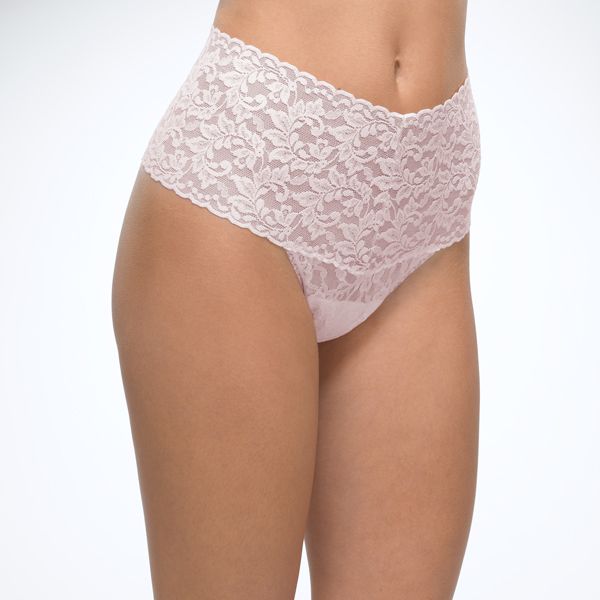 RETRO LACE THONG (BLISS PINK) - HANKY PANKY