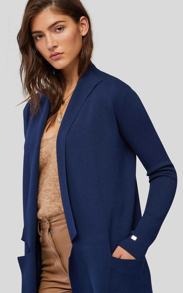 ANNABELLA COATIGAN WITH POCKETS (LAPIS) - SOIA & KYO