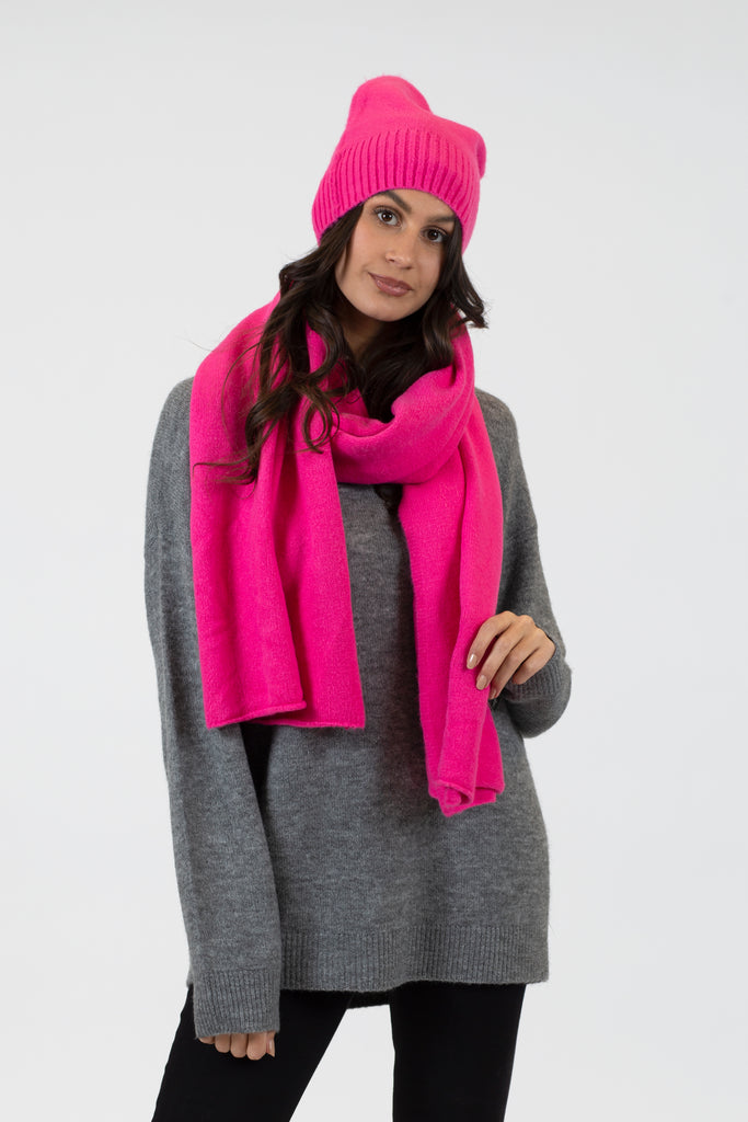 SCARF (BRIGHT PINK) - LYLA + LUXE