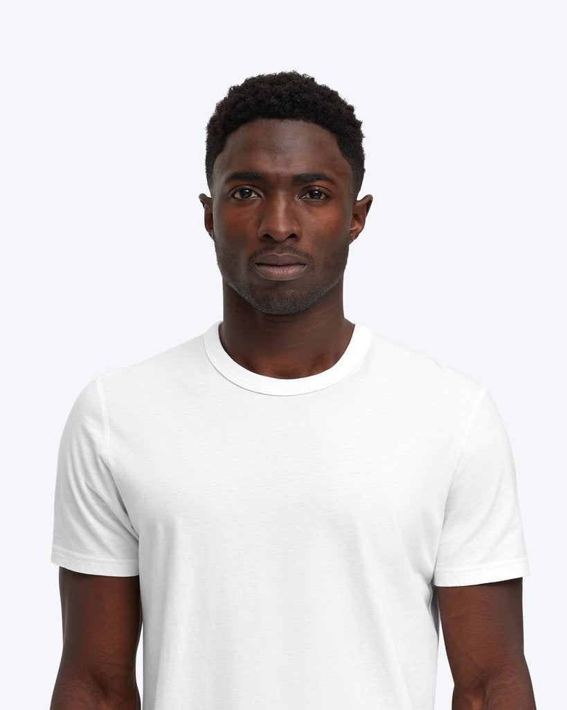 COTTON JERSEY TEE (WHITE) - REIGNING CHAMP
