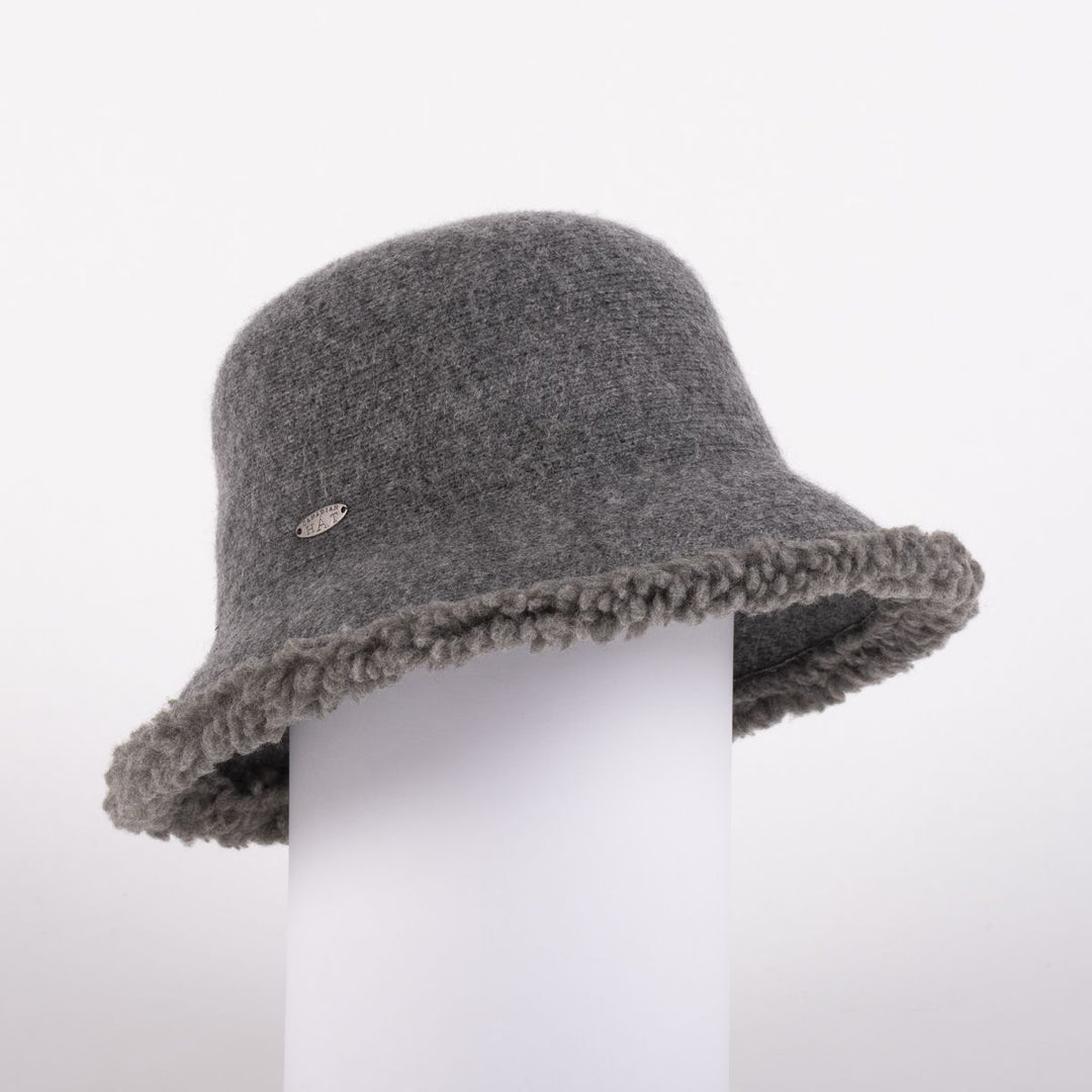 CARIOTTE CLOCHE HAT (GREY) - CANADIAN HAT