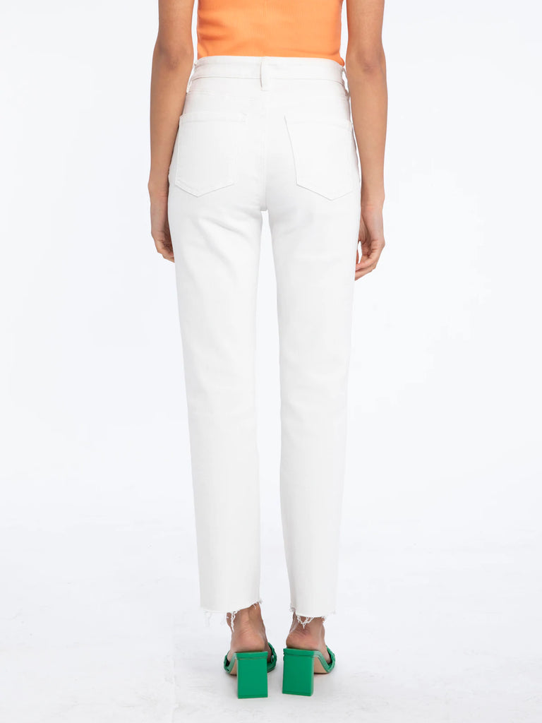 HIGH RISE GOOD VIBES CROP (BRILLIANT WHITE) - SANCTUARY