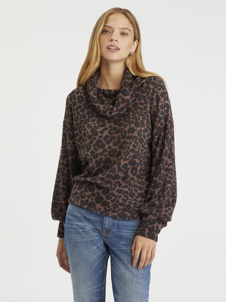 AMBER WAFFLE TOP (CLASSY MINK) - SANCTUARY