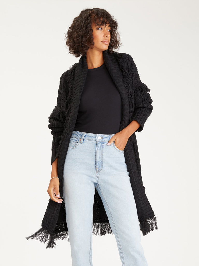 MAKE SWAY FRINGE CARDI - SANCTUARY