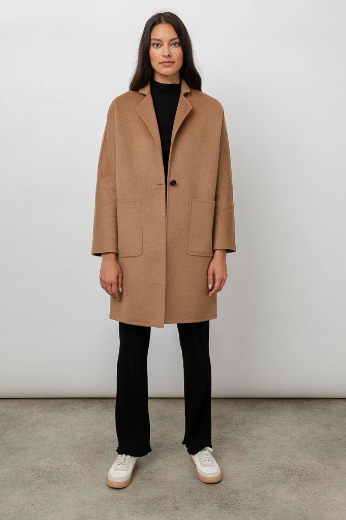 EVEREST BUTTON COAT (CAMEL) - RAILS