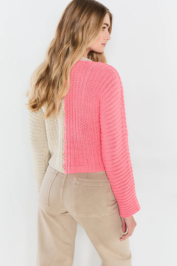 DOUBLE DOSE SWEATER (SALTY/COTTON CANDY) - LISA TODD