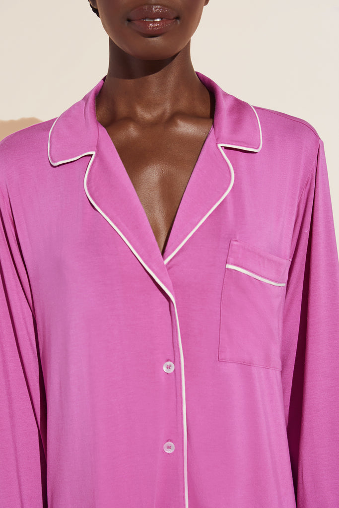 GISELE PRINTED SLEEPSHIRT (ITALIAN ROSE/IVORY) - EBERJEY