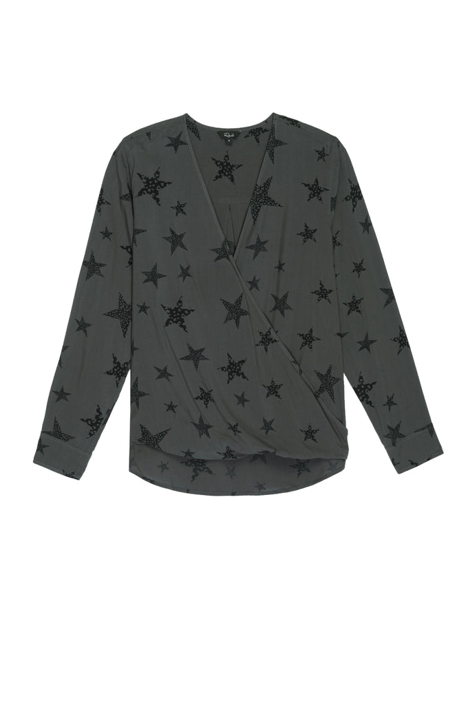 HILLARY BLOUSE (CHEETAH STARS) - RAILS