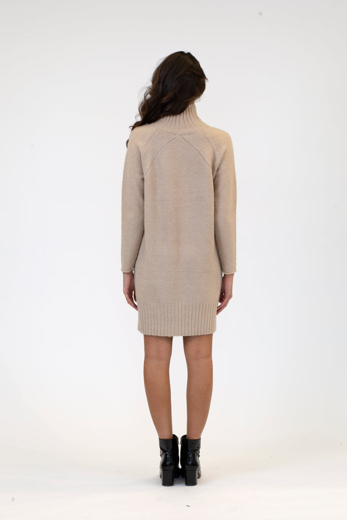 HOLMES TURTLENECK SWEATER DRESS - LYLA + LUXE