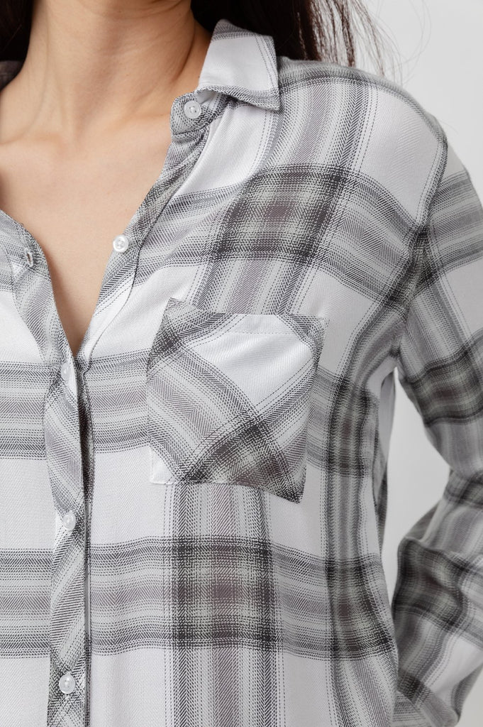HUNTER PLAID SHIRT (WHITE ASH MINT) - RAILS