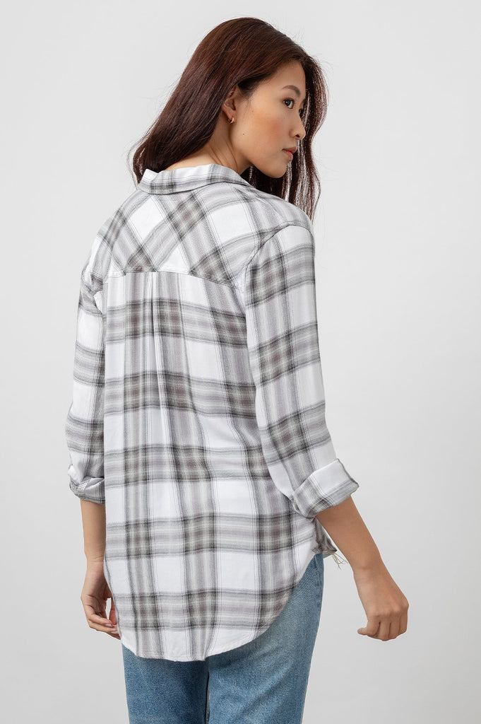 HUNTER PLAID SHIRT (WHITE ASH MINT) - RAILS