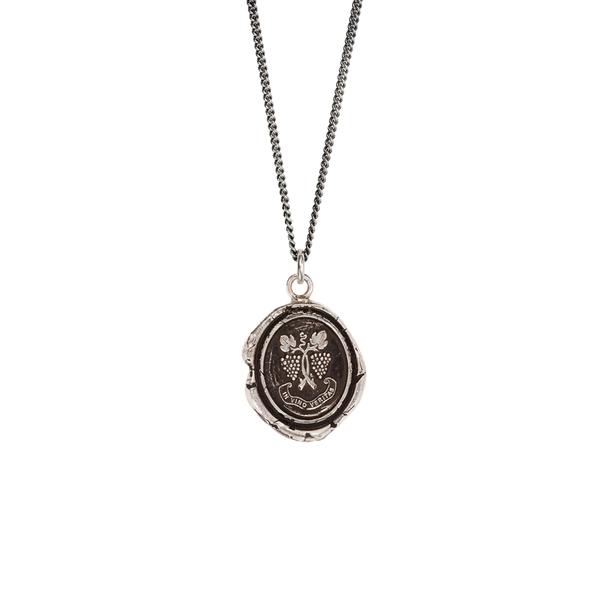 IN WINE THERE IS TRUTH NECKLACE - PYRRHA