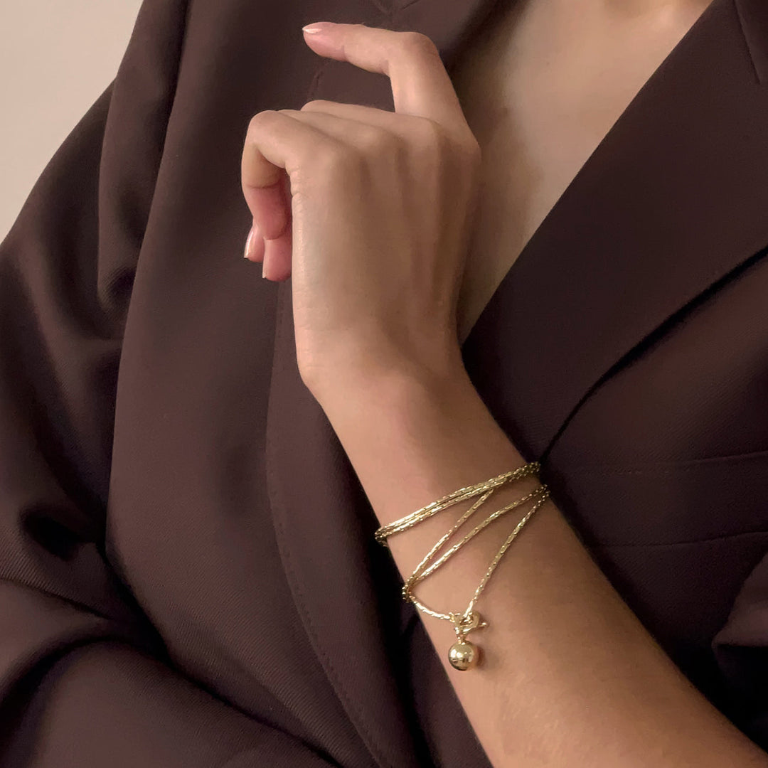 CONSTANCE WRAP CHAIN (GOLD) - JENNY BIRD