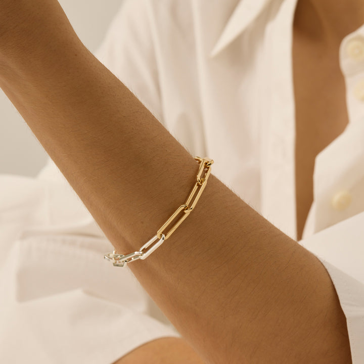 ANDI SLIM BRACELET (TWO-TONE) - JENNY BIRD