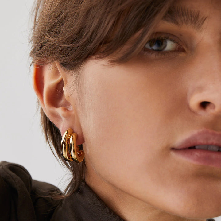FLORENCE EARRINGS (GOLD) - JENNY BIRD