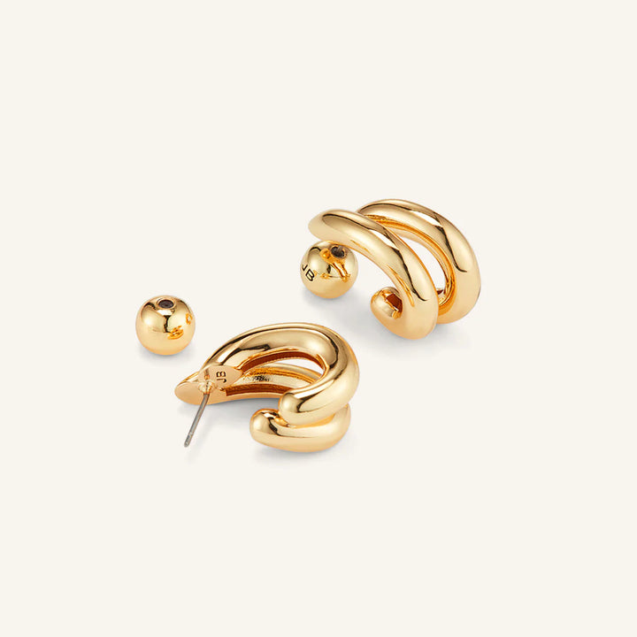 FLORENCE EARRINGS (GOLD) - JENNY BIRD