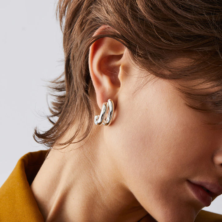 FLORENCE EARRINGS (SILVER) - JENNY BIRD