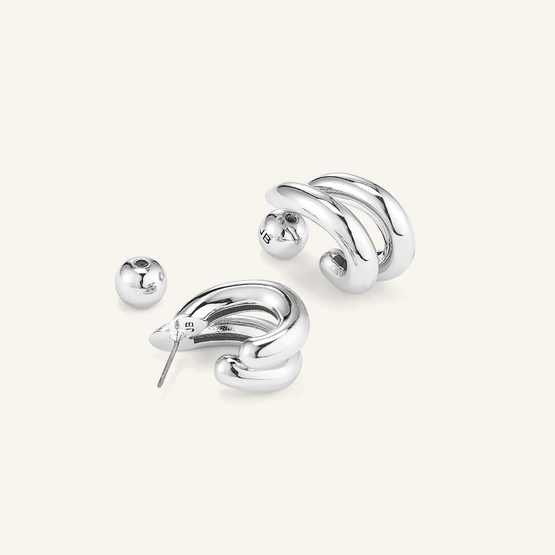 FLORENCE EARRINGS (SILVER) - JENNY BIRD