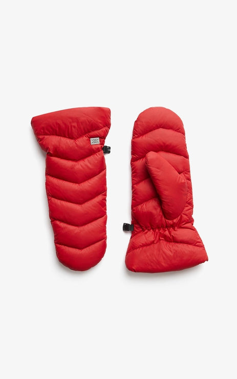 JULIA QUILTED PUFFER MITTENS (RUBY) - SOIA & KYO