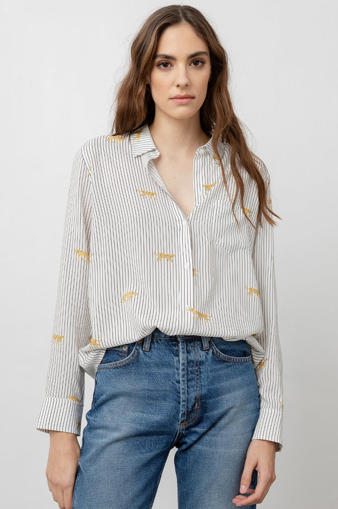 KATHYRN STRIPED SHIRT - RAILS