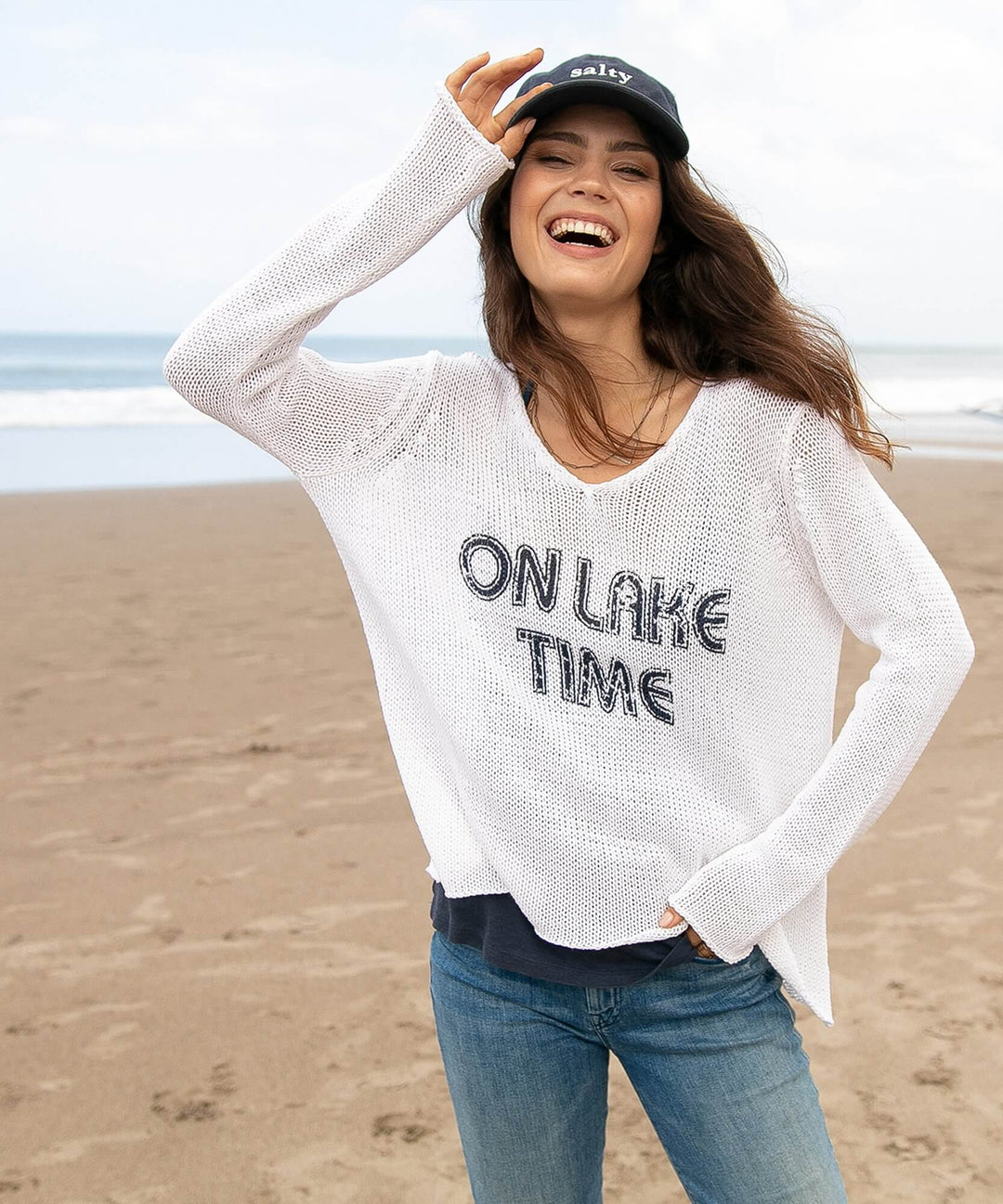 ON LAKE TIME SWEATER - WOODEN SHIPS