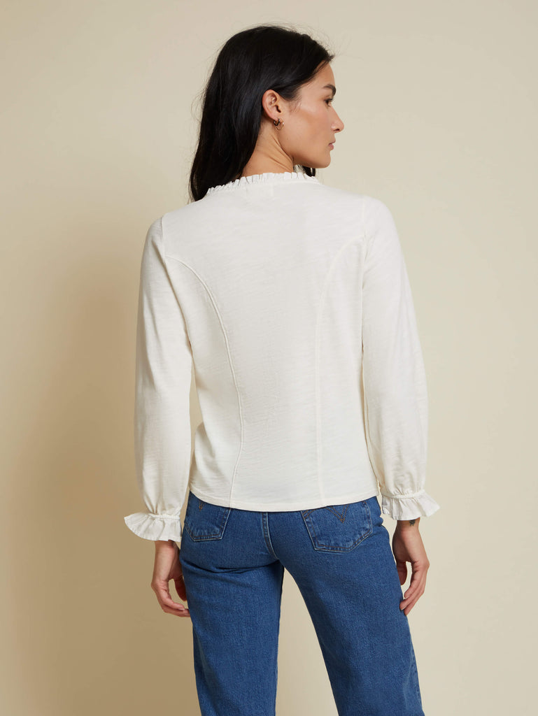 LEANDRA BUTTON UP TOP - NATION