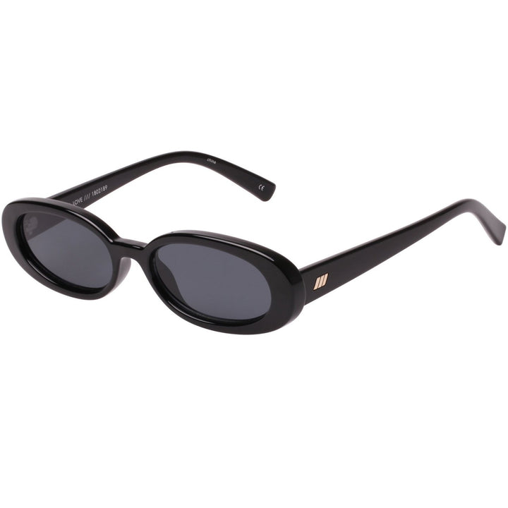 OUTTA LOVE SUNGLASSES (BLACK) - LE SPECS