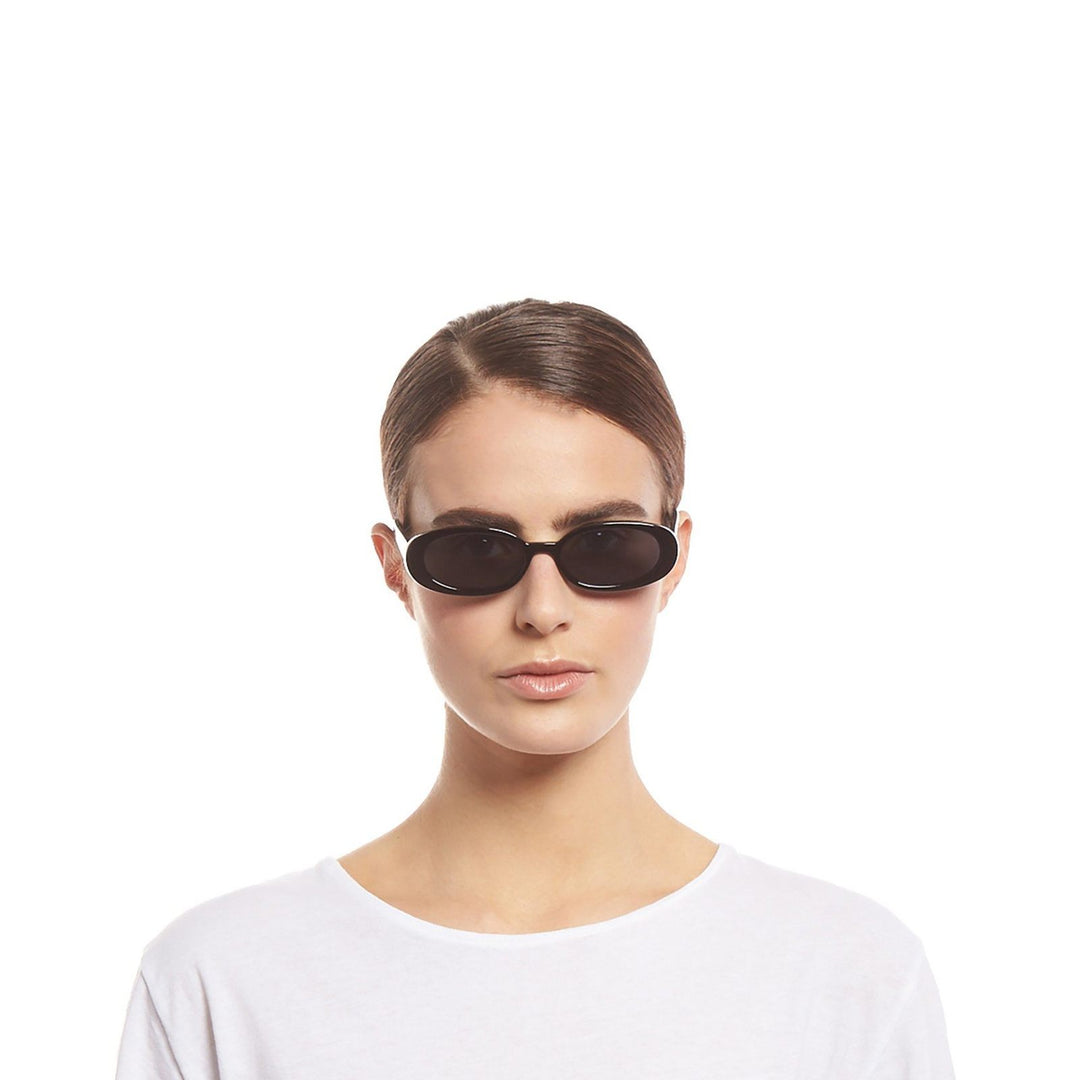 OUTTA LOVE SUNGLASSES (BLACK) - LE SPECS