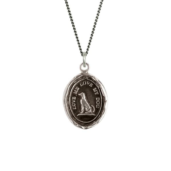 LOVE MY DOG NECKLACE - PYRRHA