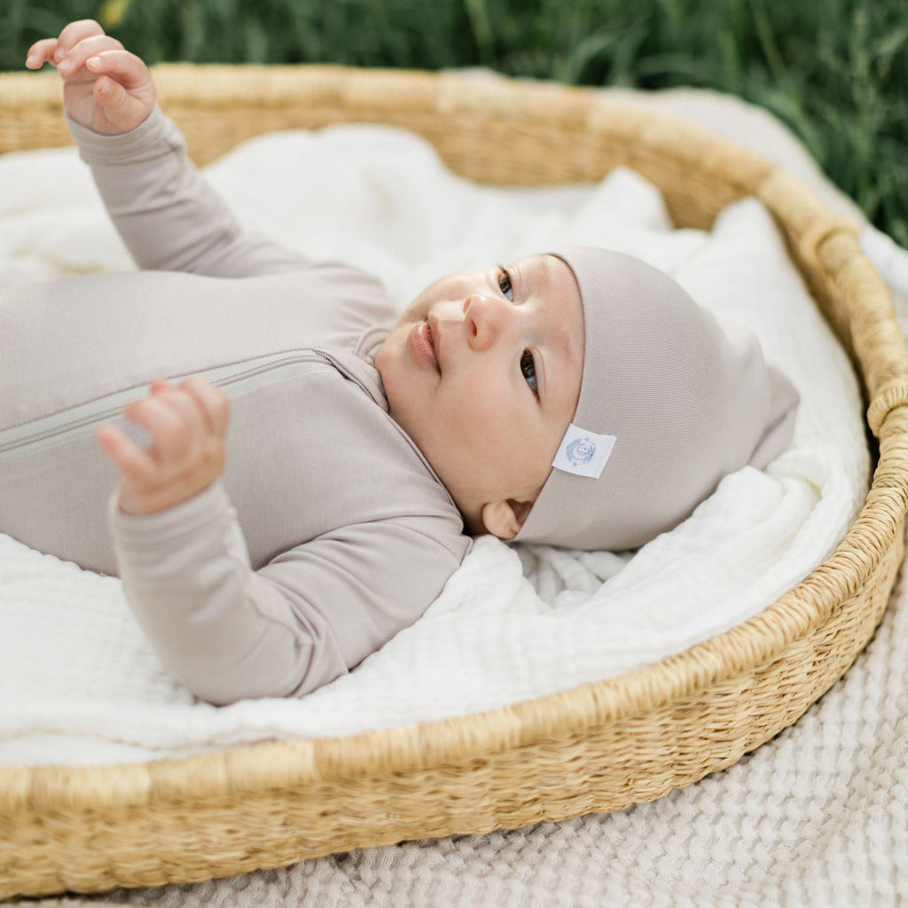 BABY BEANIE (FAWN) - LUNA CAY
