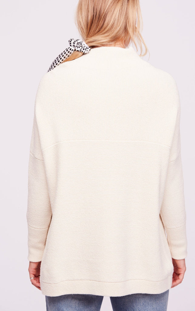 OTTOMAN SLOUCHY TUNIC (ECRU) - FREE PEOPLE
